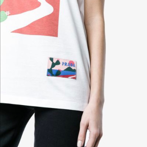 Prada Cactus Print T-Shirt - Picture 2 of 9